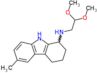 N-(2,2-dimethoxyethyl)-6-methyl-2,3,4,9-tetrahydro-1H-carbazol-1-amine