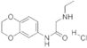 N-2,3-DIHYDRO-1,4-BENZODIOXIN-6-YL-2-(ETHYLAMINO)ACETAMIDE HYDROCHLORIDE