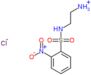 2-{[(2-nitrophenyl)sulfonyl]amino}ethanaminium chloride