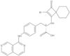 N-(2-Bromo-3-oxospiro[3.5]non-1-en-1-yl)-4-(2,7-naphthyridin-1-ylamino)-<span class="text-smallcaps">L</span>-phenylalanine