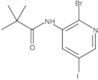 N-(2-Bromo-5-iodo-3-pyridinyl)-2,2-dimethylpropanamide