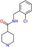 N-(2-chlorobenzyl)piperidine-4-carboxamide