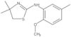4,5-Dihydro-N-(2-methoxy-5-methylphenyl)-4,4-dimethyl-2-thiazolamine