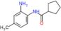 N-(2-amino-4-methyl-phenyl)cyclopentanecarboxamide