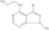 N<sup>1</sup>-(3-Bromo-1-methyl-1H-pyrazolo[3,4-d]pyrimidin-4-yl)-1,2-ethanediamine
