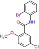 N-(2-bromophenyl)-5-chloro-2-methoxybenzamide