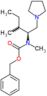 Phenylmethyl N-methyl-N-[(1S)-2-methyl-1-(1-pyrrolidinylmethyl)butyl]carbamate