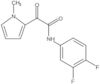 N-(3,4-Difluorophenyl)-1-methyl-α-oxo-1H-pyrrole-2-acetamide