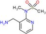 N-[3-(aminomethyl)-2-pyridyl]-N-methyl-methanesulfonamide