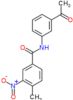 N-(3-acetylphenyl)-4-methyl-3-nitrobenzamide