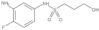 N-(3-Amino-4-fluorophenyl)-3-hydroxy-1-propanesulfonamide