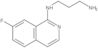 N<sup>1</sup>-(7-Fluoro-1-isoquinolinyl)-1,3-propanediamine