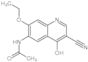 3-Cyano-7-ethoxy-4-hydroxy-6-N-acetylquinoline