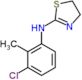 N-(3-chloro-2-methylphenyl)-4,5-dihydro-1,3-thiazol-2-amine