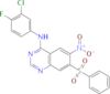 4-(3-Chloro-4-fluoroaniline)-7-Phenylsulfonyl-6-nitroquinazoline