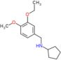 N-(3-ethoxy-4-methoxybenzyl)cyclopentanamine