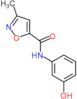 N-(3-hydroxyphenyl)-3-methyl-1,2-oxazole-5-carboxamide