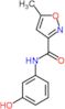 N-(3-hydroxyphenyl)-5-methylisoxazole-3-carboxamide