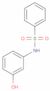 N-(3-hydroxyphenyl)benzenesulphonamide