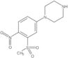 1-[3-(Methylsulfonyl)-4-nitrophenyl]piperazine