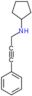 N-(3-phenylprop-2-yn-1-yl)cyclopentanamine