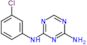 N-(3-chlorophenyl)-1,3,5-triazine-2,4-diamine