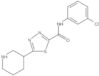 N-(3-Chlorphenyl)-5-(3-piperidinyl)-1,3,4-thiadiazol-2-carboxamid