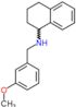 N-(3-methoxybenzyl)-1,2,3,4-tetrahydronaphthalen-1-amine