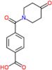 4-[(4-Oxo-1-piperidinyl)carbonyl]benzoic acid