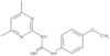 N-(4,6-Dimethyl-2-pyrimidinyl)-N′-(4-methoxyphenyl)guanidine