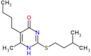 5-butyl-6-methyl-2-[(3-methylbutyl)sulfanyl]pyrimidin-4(1H)-one