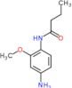 N-(4-amino-2-methoxyphenyl)butanamide