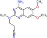 3-[(4-amino-6,7-dimethoxyquinazolin-2-yl)(methyl)amino]propanenitrile