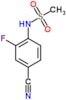 N-(4-cyano-2-fluorophenyl)methanesulfonamide