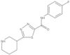 N-(4-Fluorophenyl)-5-(3-piperidinyl)-1,3,4-thiadiazole-2-carboxamide