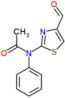 N-(4-formyl-1,3-thiazol-2-yl)-N-phenylacetamide