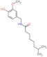 N-(4-hydroxy-3-methoxybenzyl)-7-methyloctanamide