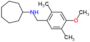 N-(4-methoxy-2,5-dimethylbenzyl)cycloheptanamine