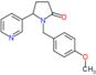 1-[(4-methoxyphenyl)methyl]-5-(3-pyridyl)pyrrolidin-2-one
