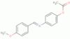 4-[[(4-methoxyphenyl)methylene]amino]phenyl acetate