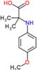 2-(4-methoxyanilino)-2-methyl-propanoic acid