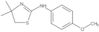 4,5-Dihydro-N-(4-methoxyphenyl)-4,4-dimethyl-2-thiazolamine