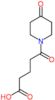 5-oxo-5-(4-oxopiperidin-1-yl)pentanoic acid