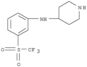 N-[3-[(Trifluoromethyl)sulfonyl]phenyl]-4-piperidinamine