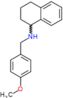 N-(4-methoxybenzyl)-1,2,3,4-tetrahydronaphthalen-1-amine