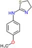 4,5-Dihydro-N-(4-methoxyphenyl)-2-thiazolamine