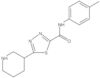 N-(4-Methylphenyl)-5-(3-piperidinyl)-1,3,4-thiadiazole-2-carboxamide