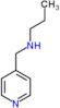 N-(pyridin-4-ylmethyl)propan-1-amine