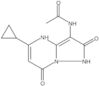 N-(5-Cyclopropyl-1,2,4,7-tetrahydro-2,7-dioxopyrazolo[1,5-a]pyrimidin-3-yl)acetamide