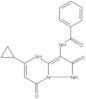 N-(5-Cyclopropyl-1,2,4,7-tetrahydro-2,7-dioxopyrazolo[1,5-a]pyrimidin-3-yl)benzamide